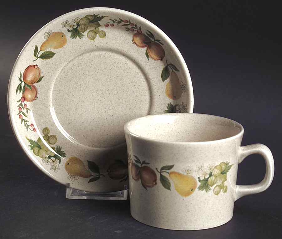 Quince Oversized Cup & Saucer Set by Wedgwood-1