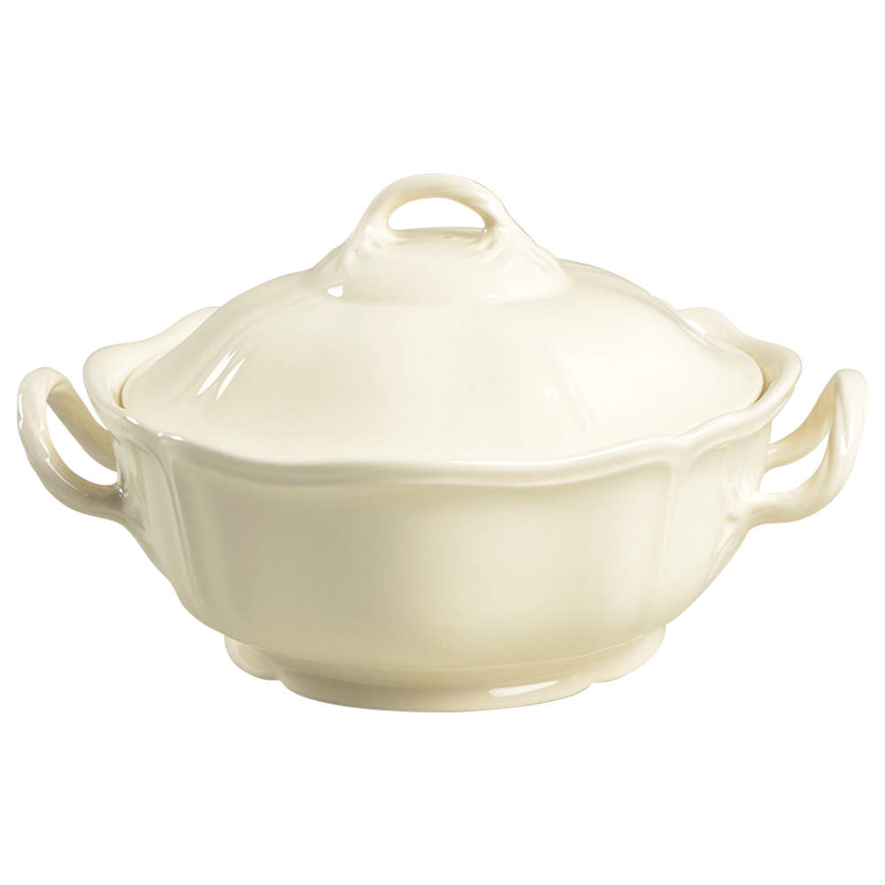 Queen's Plain Round Covered Vegetable by Wedgwood-1