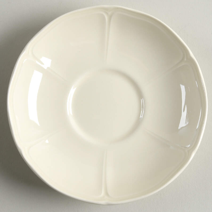 Queen's Plain Saucer for Footed Cup by Wedgwood-1