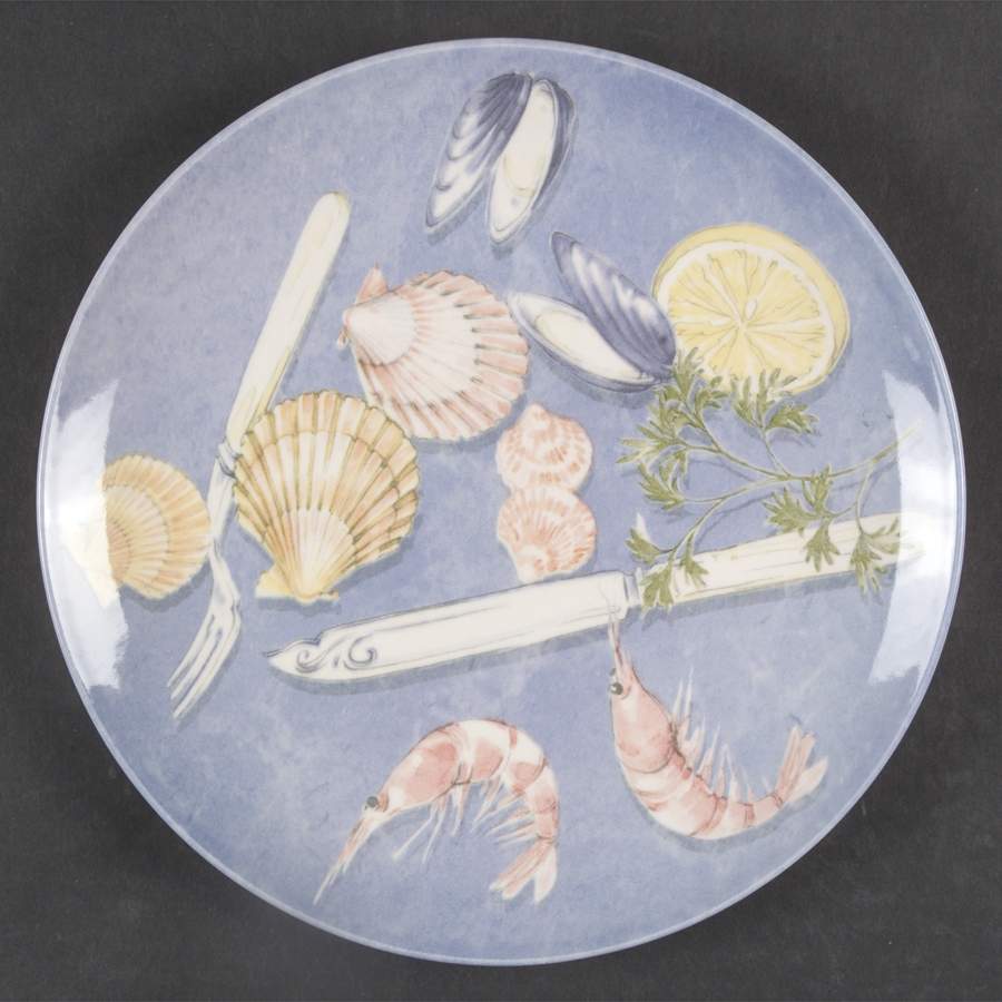 Queen's Plain Accent Luncheon Plate by Wedgwood-1