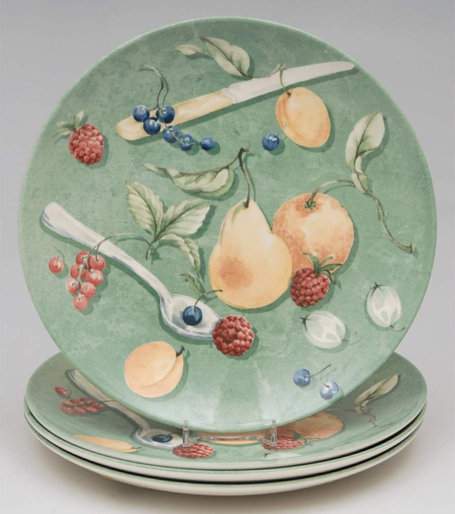 Queen's Plain Accent Luncheon Plate - Set of 4 by Wedgwood-1