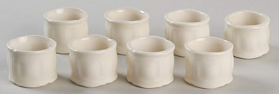 Queen's Plain Napkin Ring - Set of 8 by Wedgwood-1