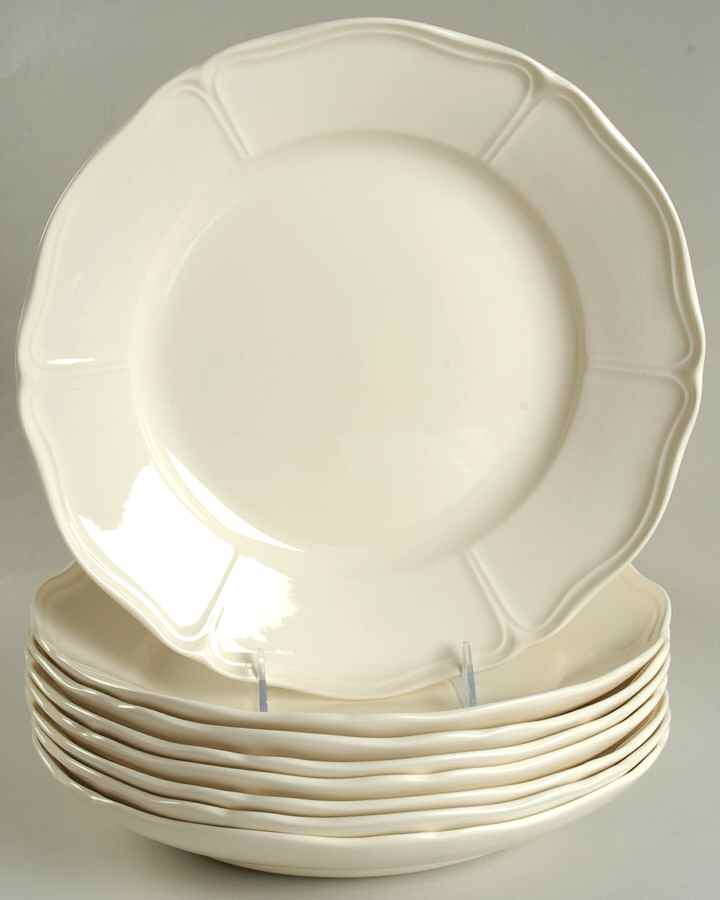 Queen's Plain Deep Dinner Plate - Set of 8 by Wedgwood-1