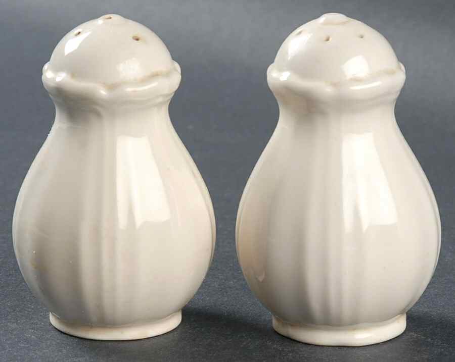 Queen's Plain Salt & Pepper Set by Wedgwood-1