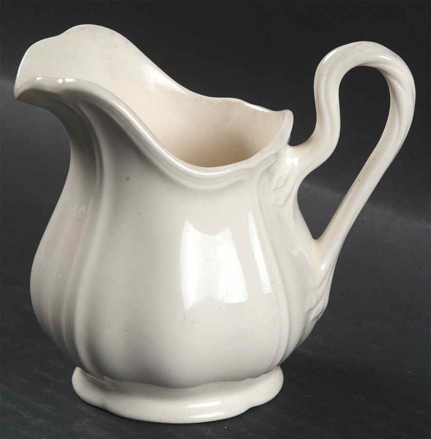 Queen's Plain Creamer by Wedgwood-1