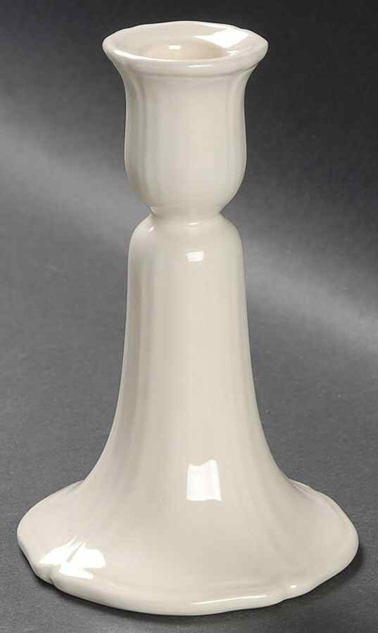Queen's Plain Tall Candlestick by Wedgwood-1
