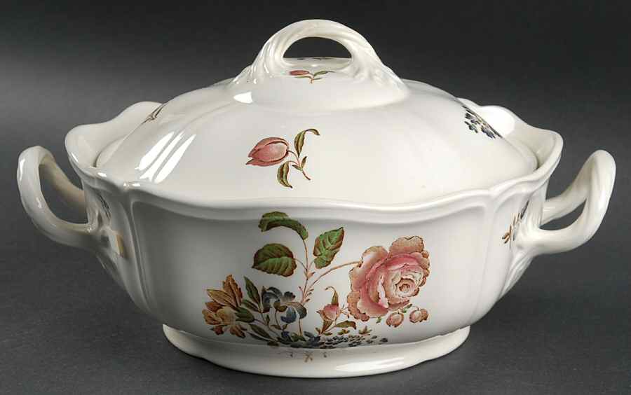Queens Sprays Round Covered Vegetable by Wedgwood-1