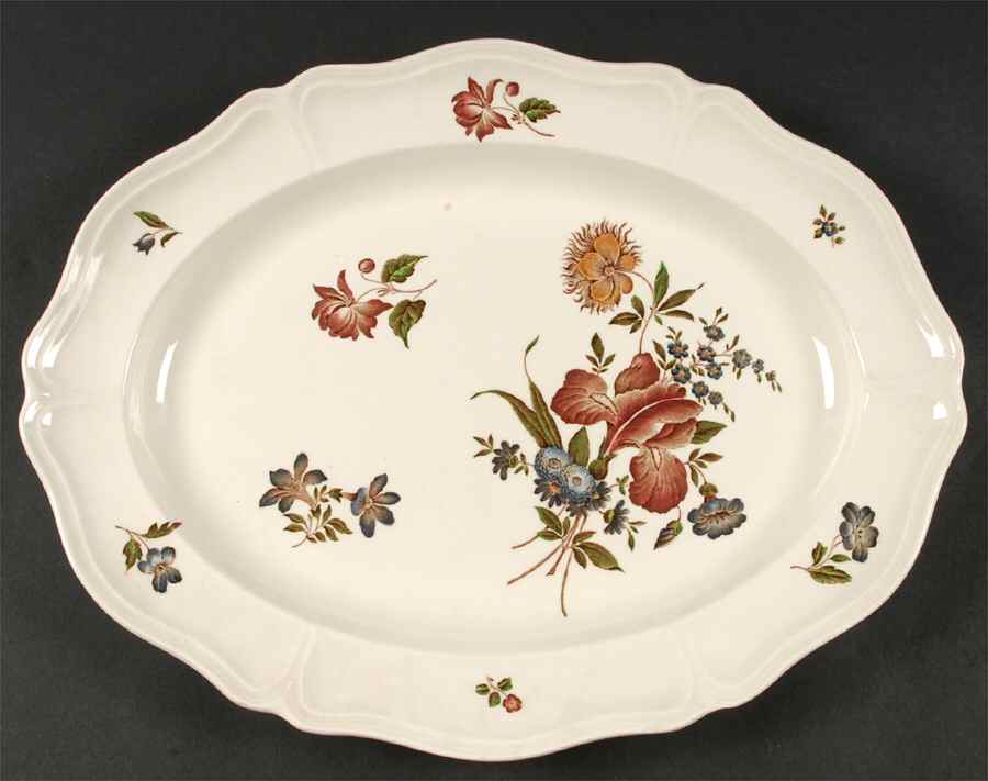 Queens Sprays 15" Oval Serving Platter by Wedgwood-1
