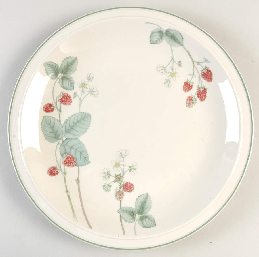Raspberry Cane 13" Chop Plate (Round Platter) by Wedgwood-1