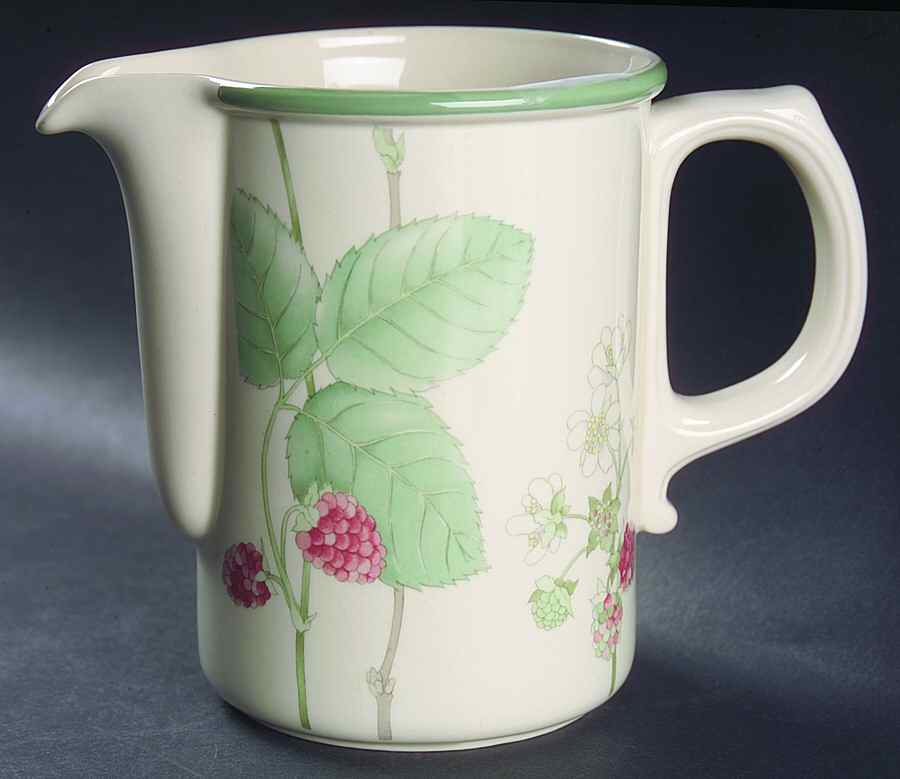 Raspberry Cane (Green Band Off Edge) 20 Oz Jug by Wedgwood-1