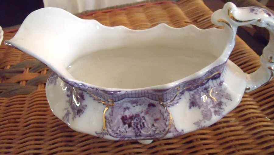 Raleigh Purple Gravy Boat by Wedgwood-1