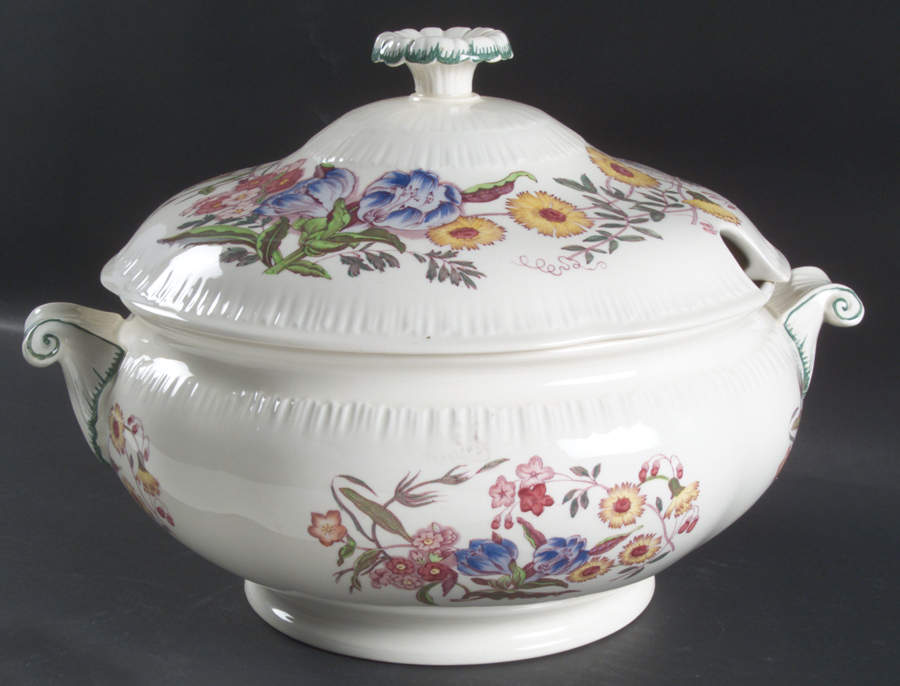 Ranunculus Multicolor Tureen &  Lid by Wedgwood-1