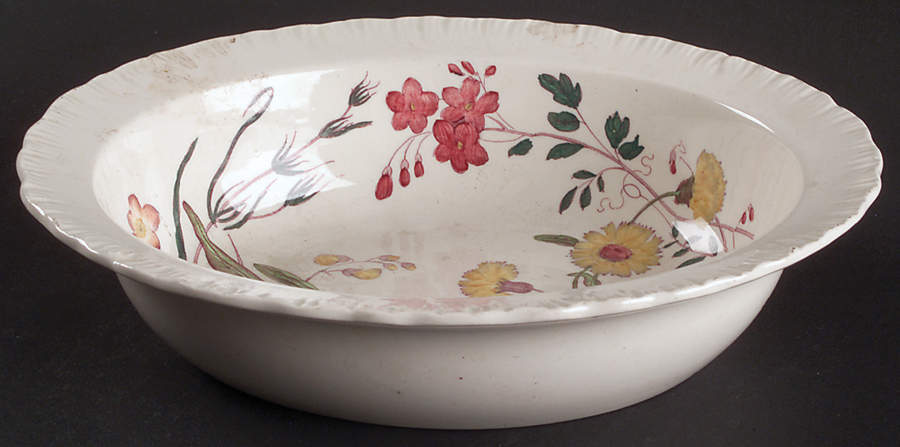 Ranunculus Multicolor 9" Oval Vegetable Bowl by Wedgwood-1