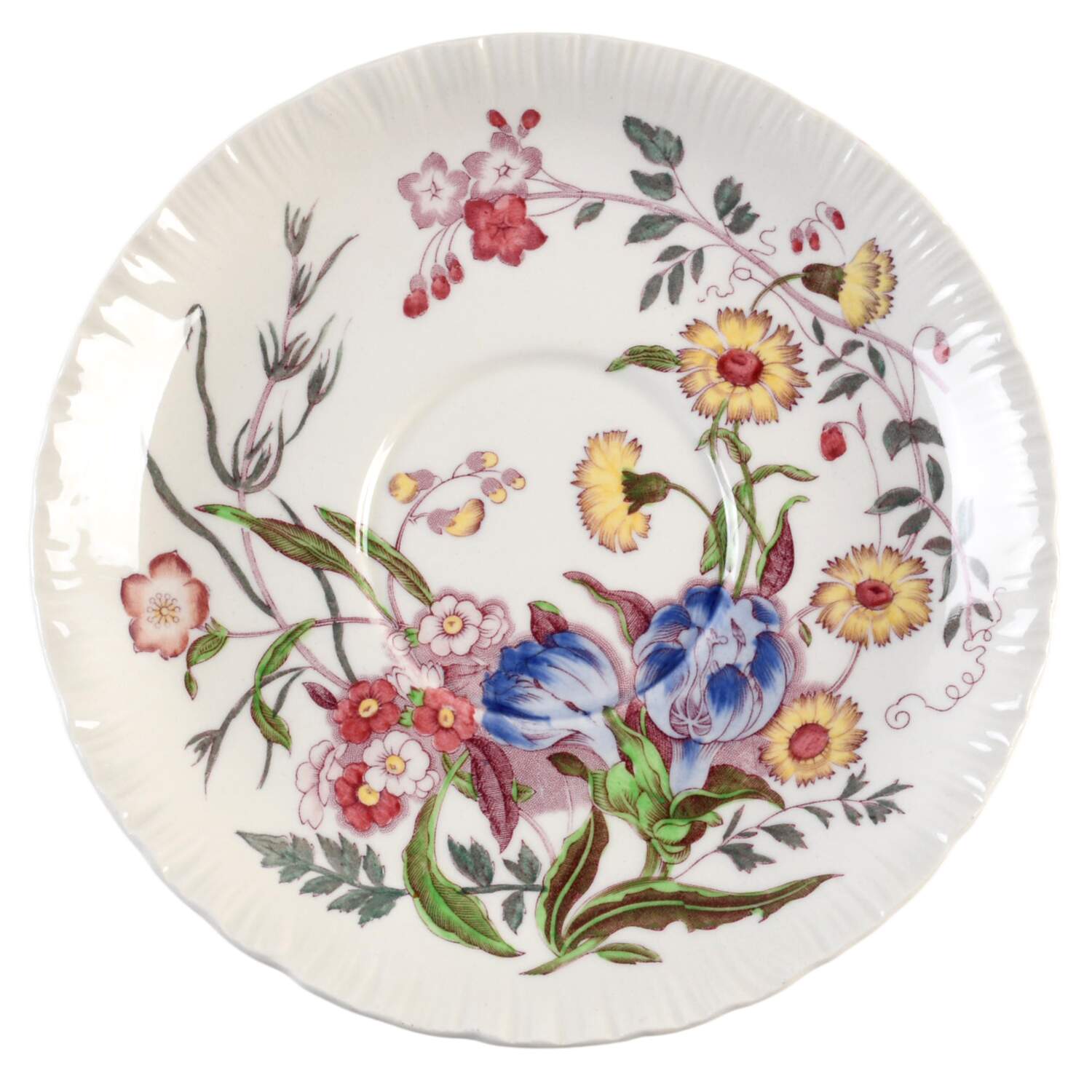 Ranunculus Multicolor Saucer for Cream Soup Bowl by Wedgwood-1
