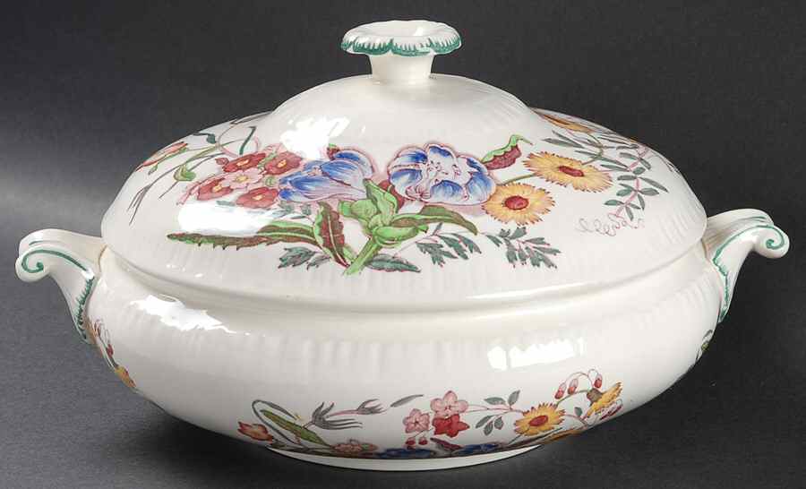 Ranunculus Multicolor Round Covered Vegetable by Wedgwood-1