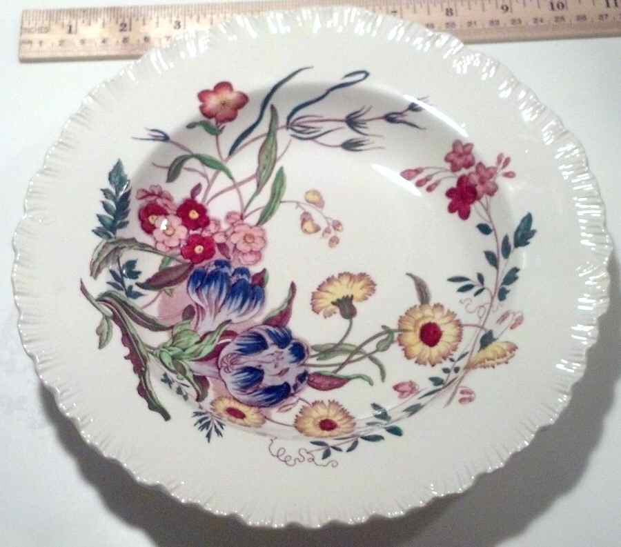 Ranunculus Multicolor Large Rim Soup Bowl by Wedgwood-1