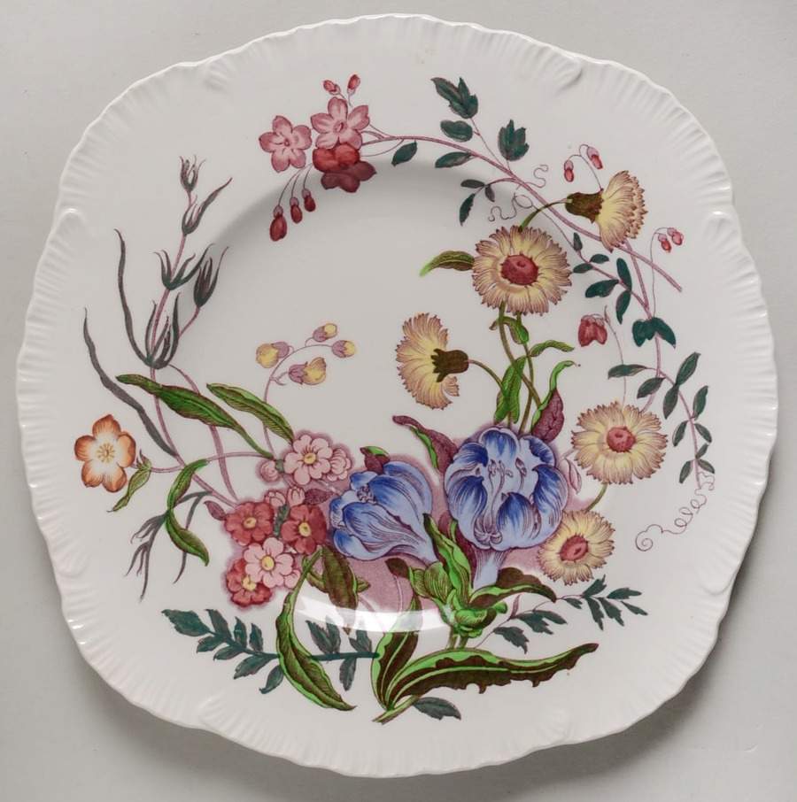 Ranunculus Multicolor Square Luncheon Plate by Wedgwood-1