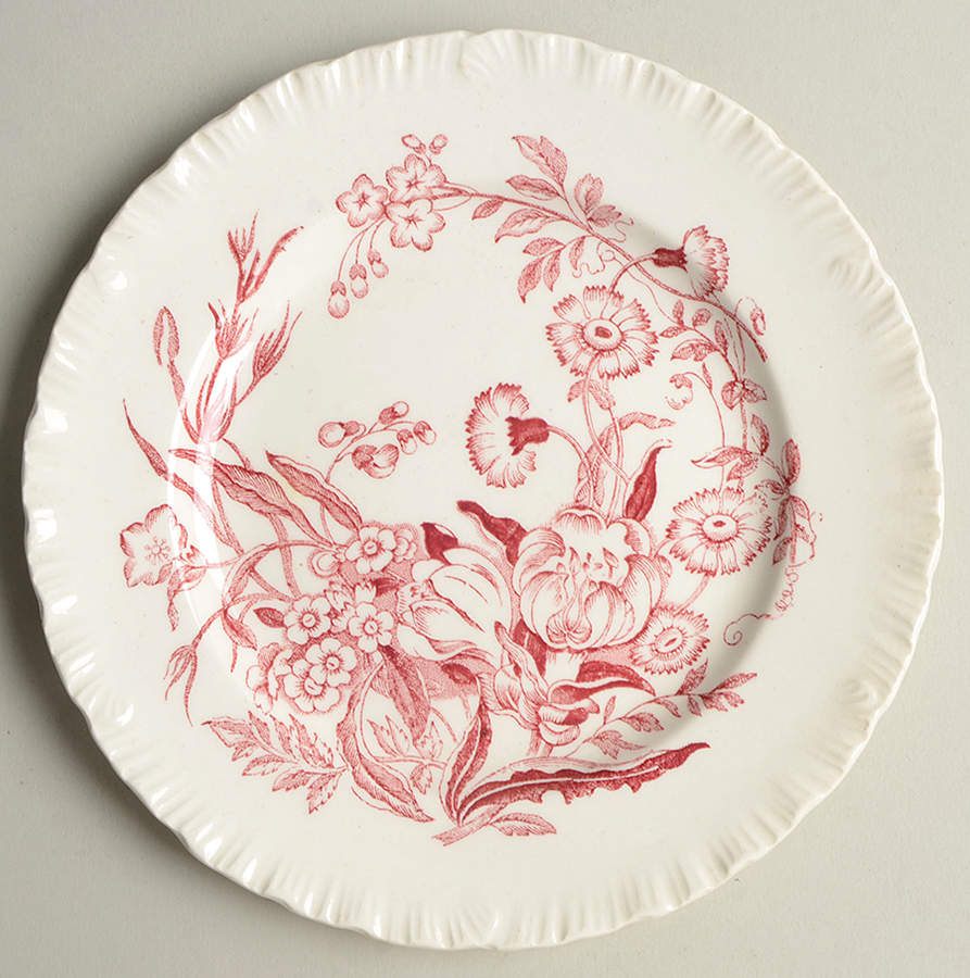 Ranunculus Pink Bread & Butter Plate by Wedgwood-1