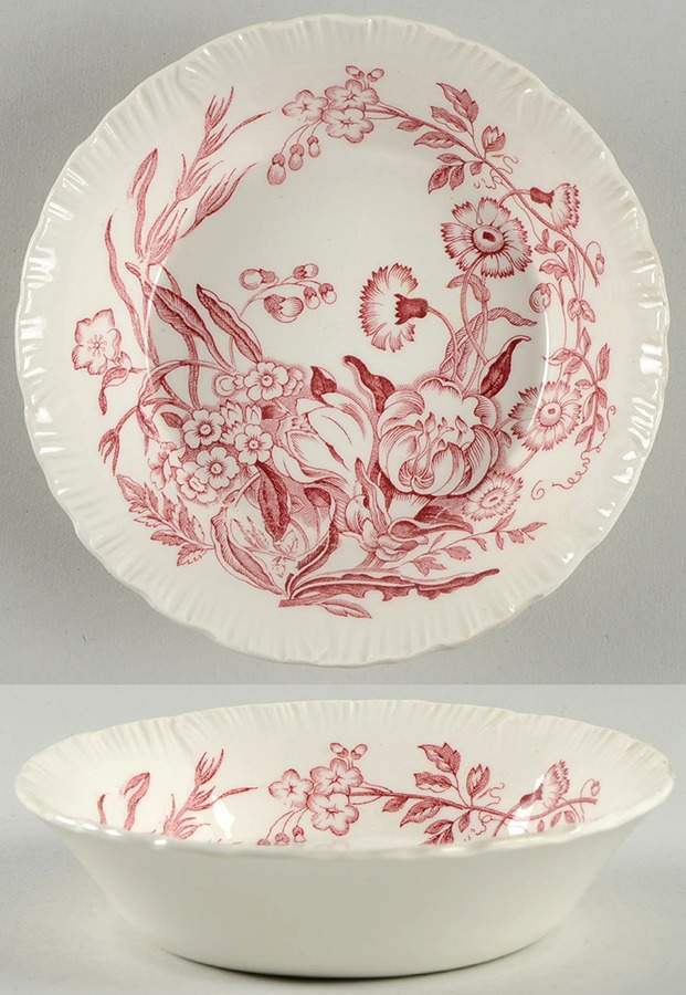 Ranunculus Pink Fruit/Dessert (Sauce) Bowl by Wedgwood-1