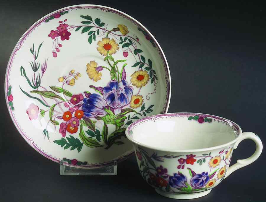 Ranunculus Footed Cup & Saucer Set by Wedgwood-1