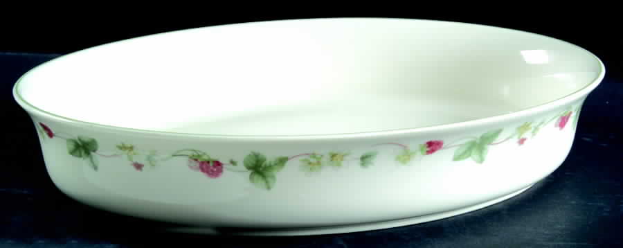 Raspberry 12" Oval Roaster by Wedgwood-1