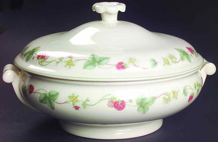Raspberry Round Covered Vegetable by Wedgwood-1