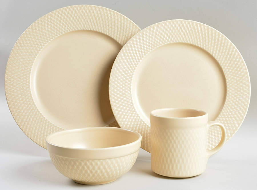 Rattan 4 Piece Place Setting by Wedgwood-1