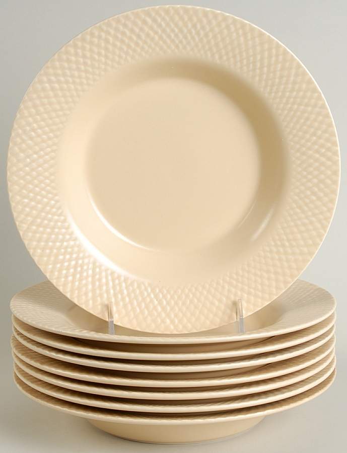 Rattan Large Rim Soup Bowl - Set of 8 by Wedgwood-1