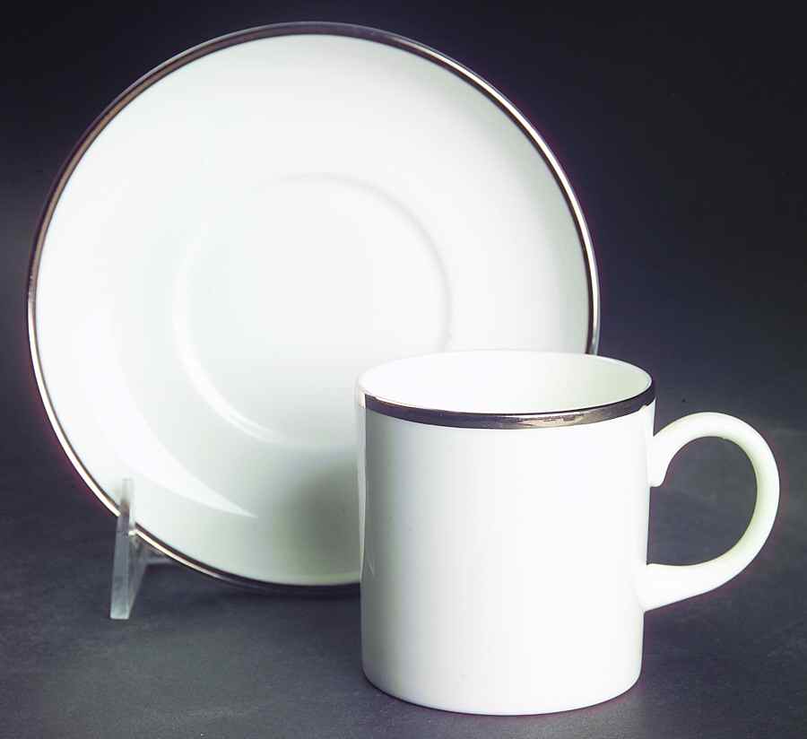 Reflection Flat Demitasse Cup & Saucer Set by Wedgwood-1