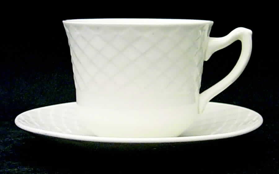 Regina Flat Cup & Saucer Set by Wedgwood-1