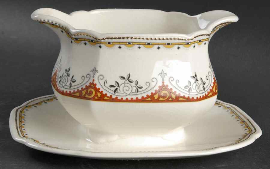 Regent Gravy Boat with Attached Underplate by Wedgwood-1