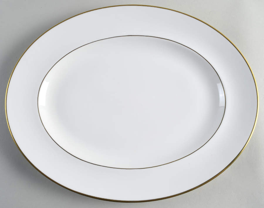 Regal Gold 14" Oval Serving Platter by Wedgwood-1