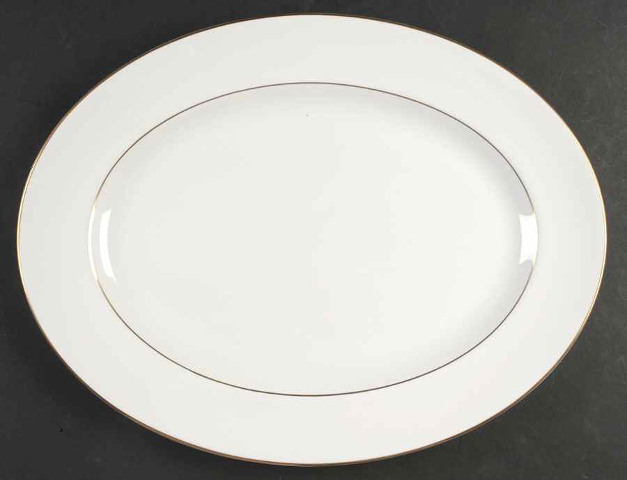 Regal Gold 15" Oval Serving Platter by Wedgwood-1
