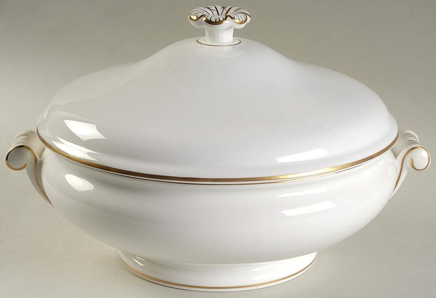 Regal Gold Round Covered Vegetable by Wedgwood-1