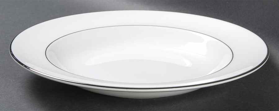 Regal Platinum Large Rim Soup Bowl by Wedgwood-1