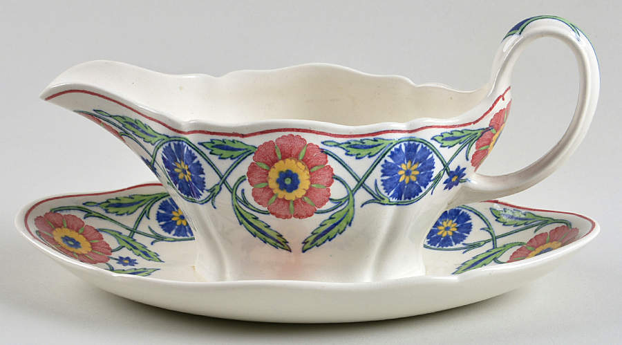 Rhodes Gravy Boat with Attached Underplate by Wedgwood-1