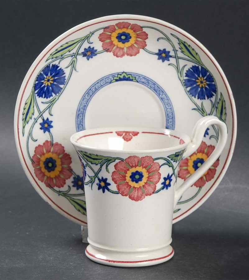 Rhodes Chocolate Cup & Saucer Set by Wedgwood-1