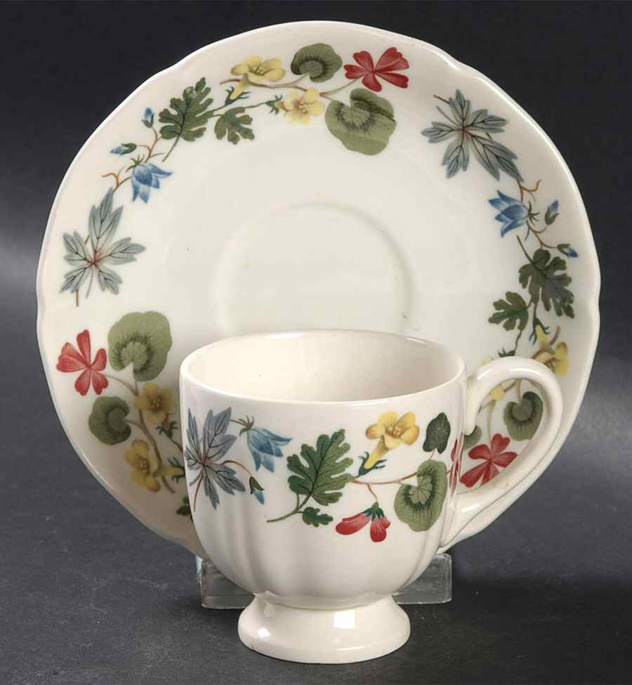 Richmond Footed Demitasse Cup & Saucer Set by Wedgwood-1