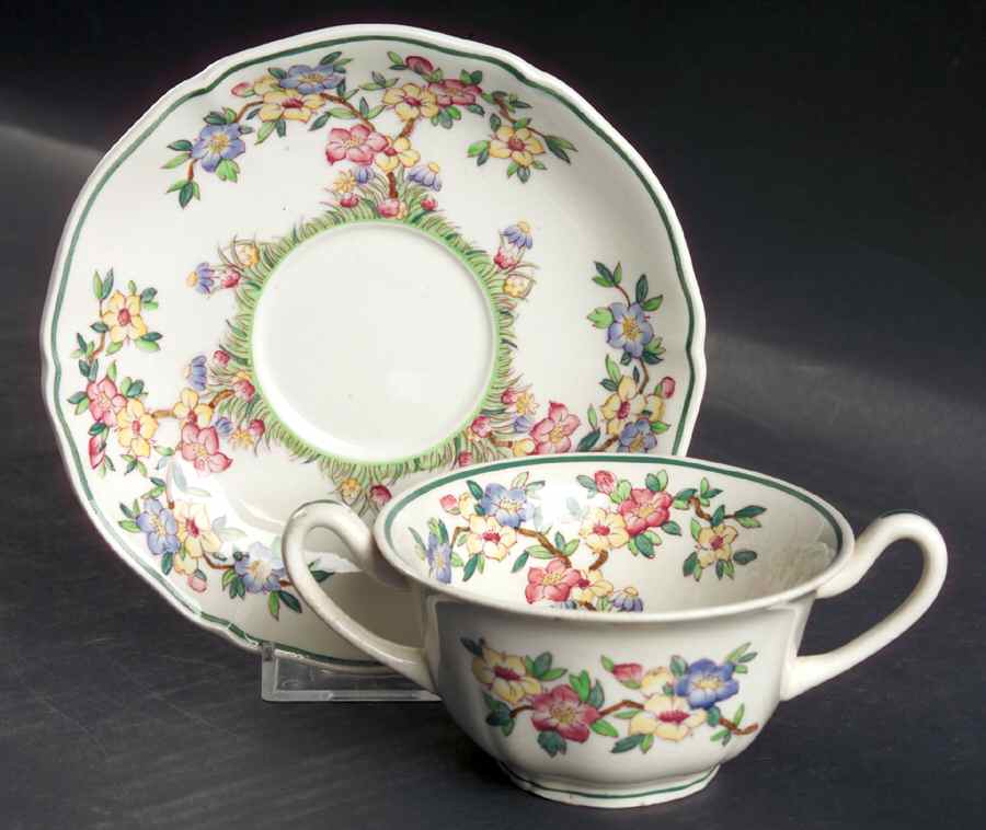 Richborough Bouillon Cup & Saucer by Wedgwood-1
