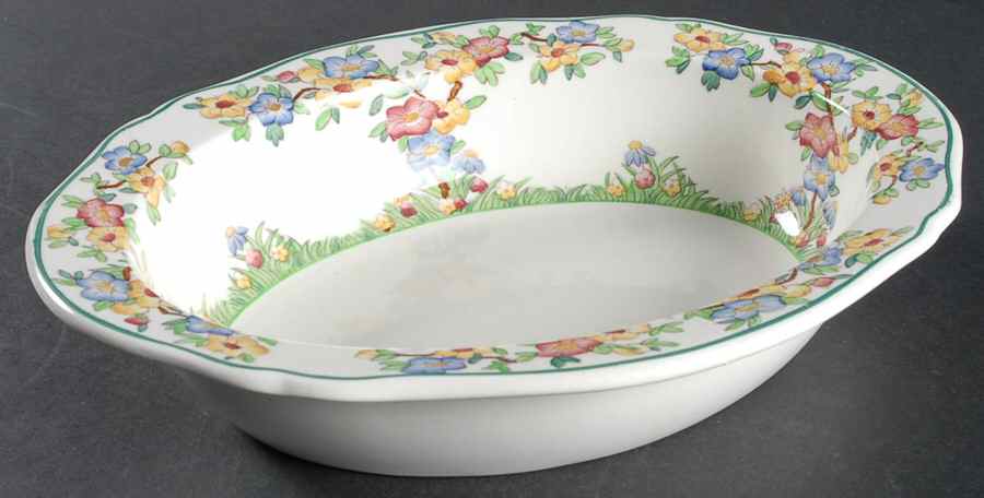 Richborough 9" Oval Vegetable Bowl by Wedgwood-1