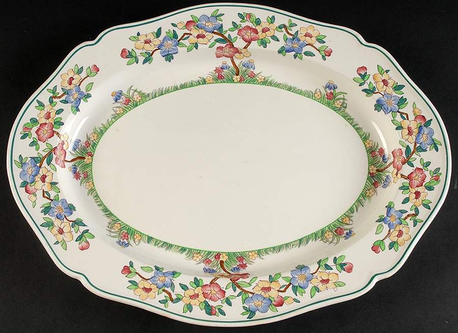 Richborough 15" Oval Serving Platter by Wedgwood-1