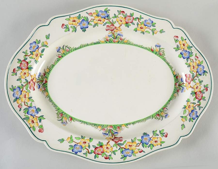 Richborough 17" Oval Serving Platter by Wedgwood-1