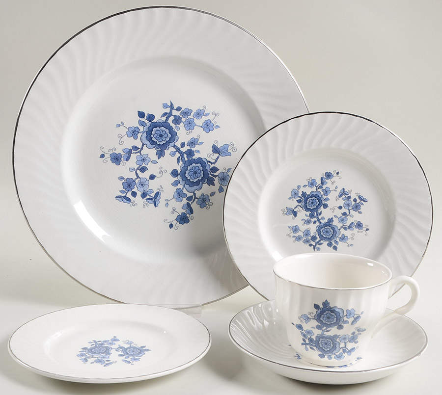 Royal Blue 5 Piece Place Setting by Wedgwood-1