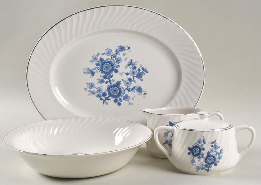 Royal Blue 5 Piece Hostess Set by Wedgwood-1