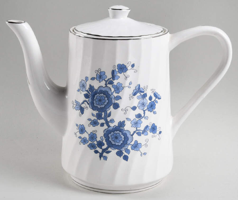 Royal Blue Coffee Pot & Lid by Wedgwood-1