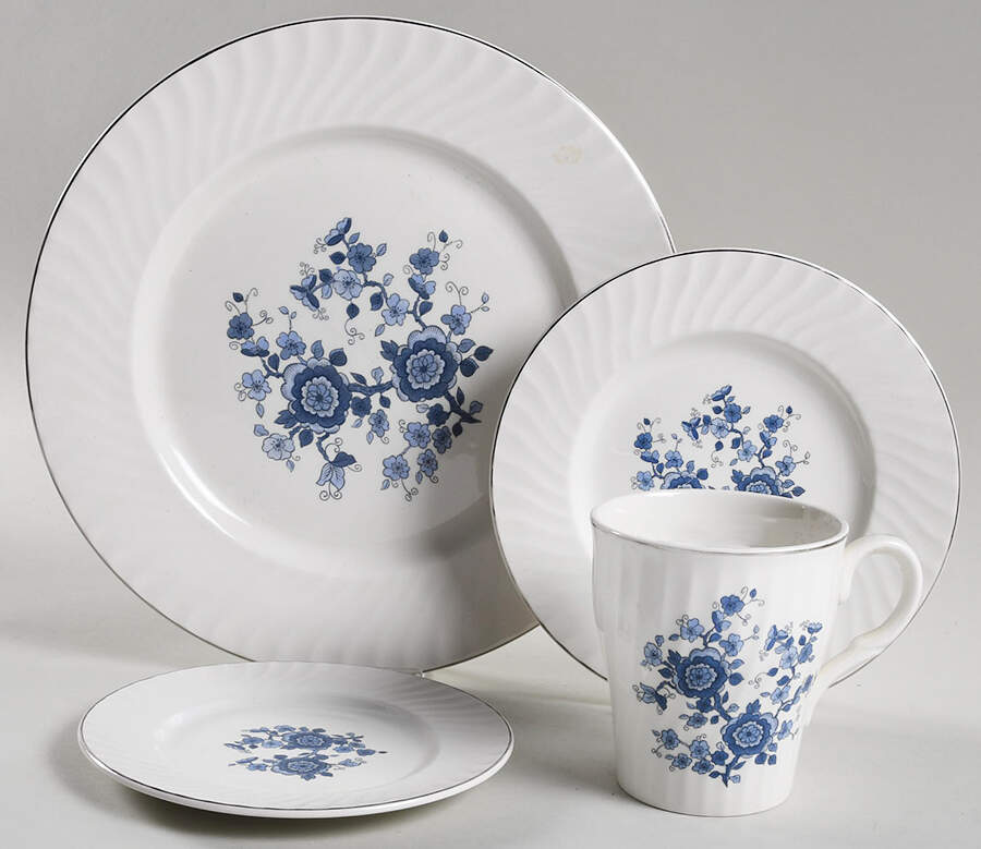 Royal Blue 4 Piece Place Setting by Wedgwood-1