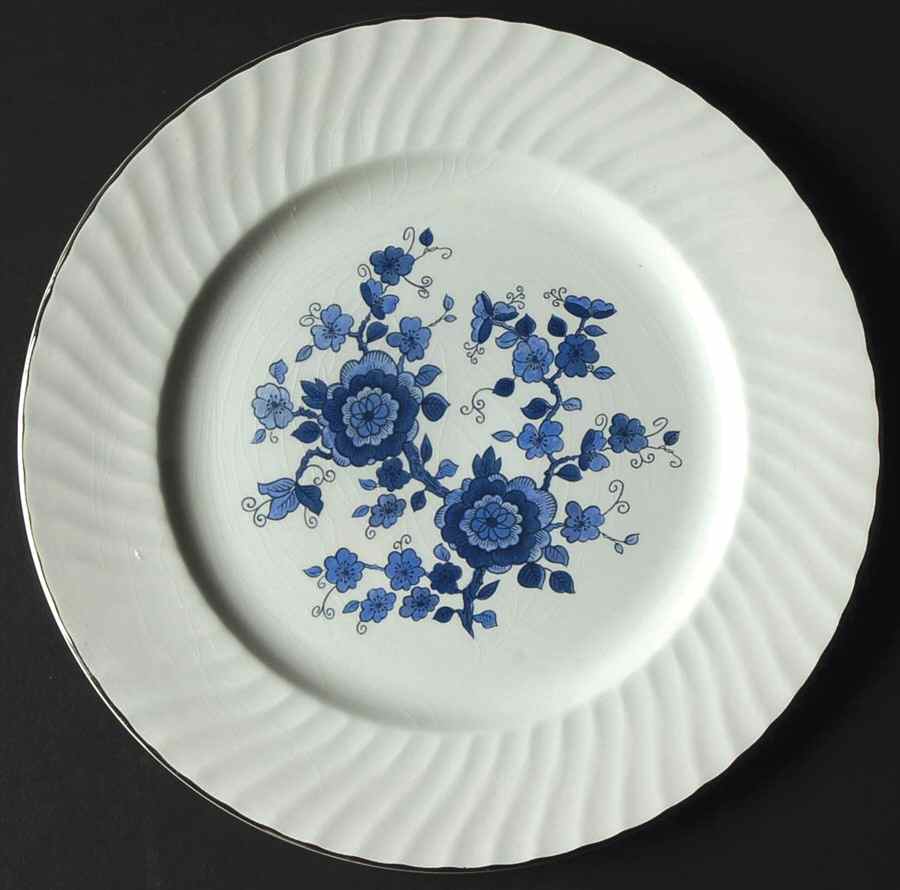 Royal Blue Luncheon Plate by Wedgwood-1
