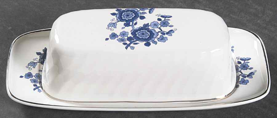 Royal Blue 1/4 Lb Covered Butter by Wedgwood-1