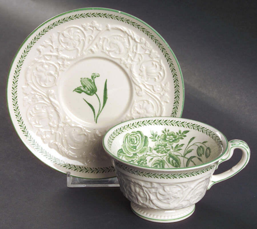 Robert Footed Cup & Saucer Set by Wedgwood-1