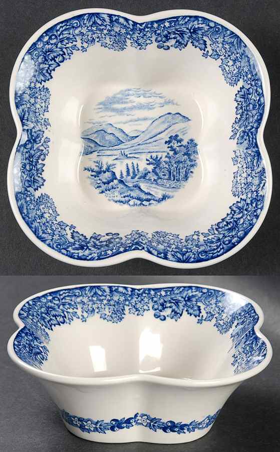 Romantic England Blue Open Candy Dish by Wedgwood-1